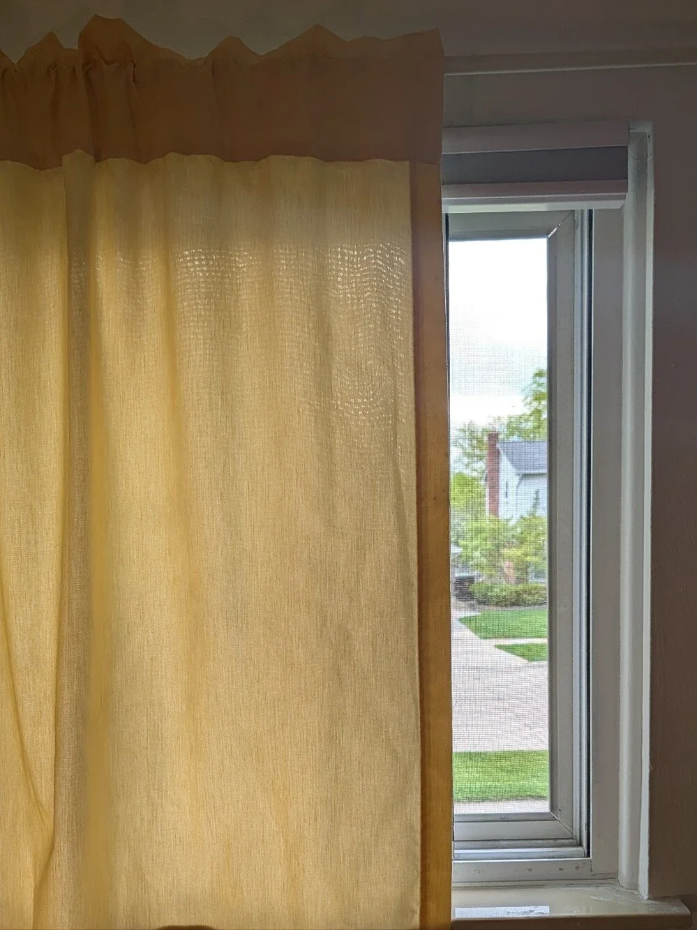 Croscill Curtain Panels Pair (2) Sunshine Yellow Cottagecore 86 x 39” Drapes EUC